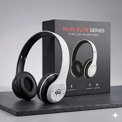 Volttronix Wireless Bluetooth Headphones with Deep Bass Sound, Foldable Design, Comfortable Cushioned Earpads, Built-in Mic for Music & Calls, Average Battery(1-3 Hours) Backup, Stylish Everyday Use